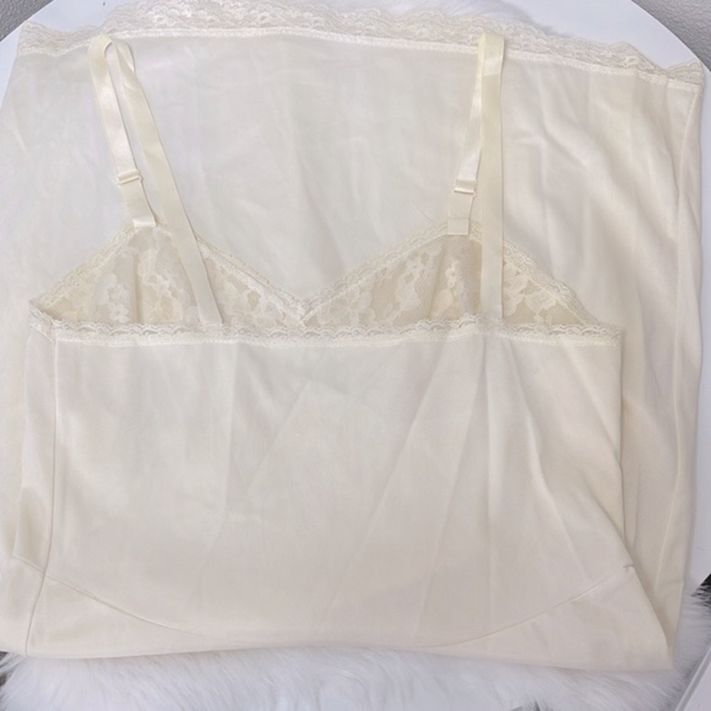 Vintage Sears The Doesn’t Slip Short Slip Dress 60s Nylon Anti-Cling Lingerie 32 - Picture 9 of 16